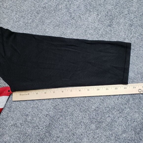 Alfred Dunner Sweater Womens L Multicolor Striped 3/4 Sleeve Pullover Tight Knit - Picture 8 of 8